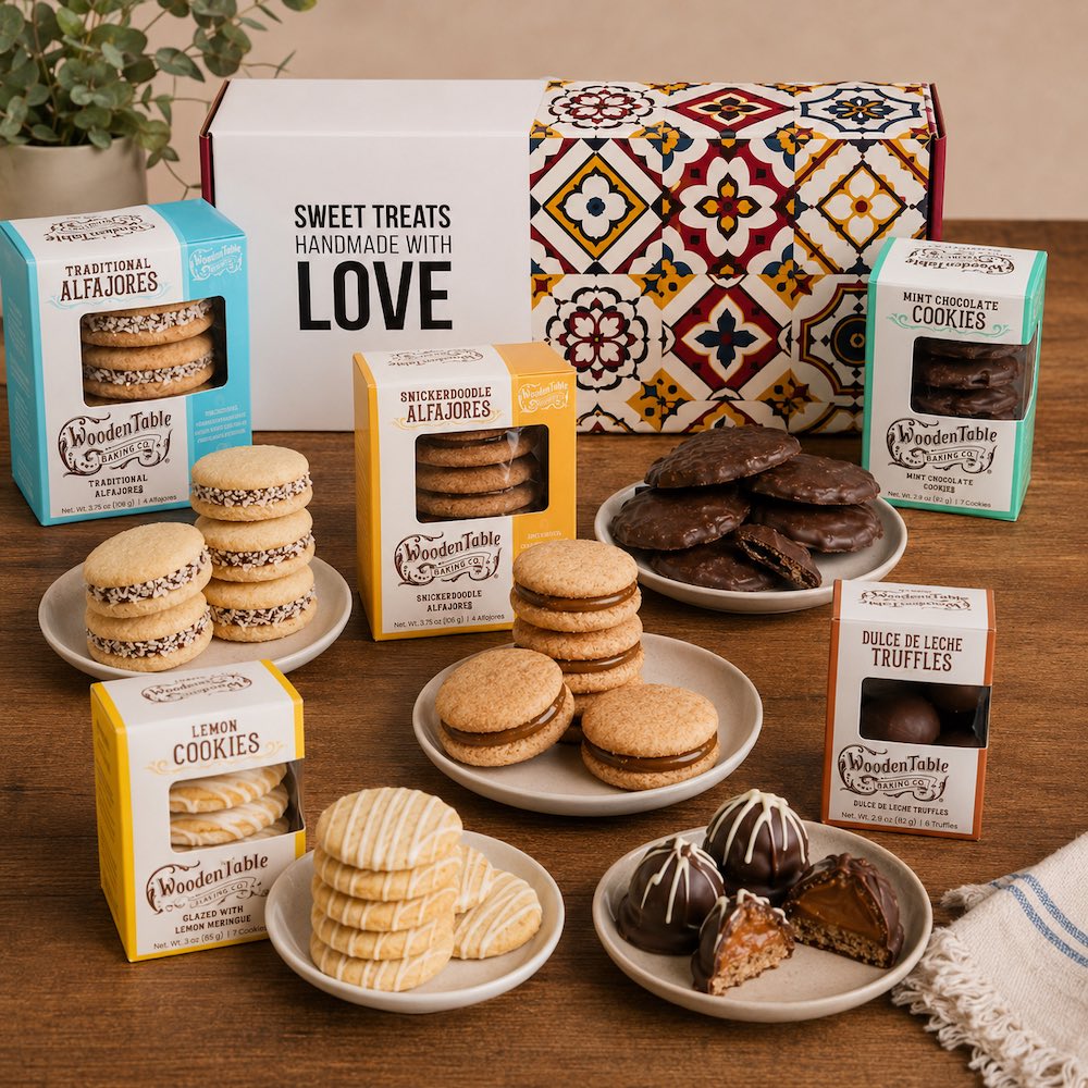 Father's Day Dessert Box for Family Gatherings | Wooden Table Baking