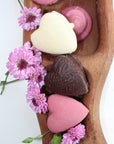 Mixed Heart shaped alfajores Wooden Table Baking Co.