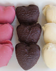 Mixed Heart shaped alfajores Wooden Table Baking Co.