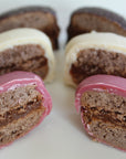 Mixed Heart shaped alfajores Wooden Table Baking Co.