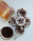 Conitos de Dulce de Leche con Chocolate Amargo y Café