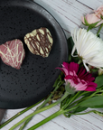 Mixed Heart shaped alfajores Wooden Table Baking Co.