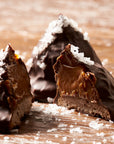 Chocolate Sea Salt Dulce de Leche Truffles Wooden Table Baking Co.