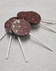 Ruby, Dark or White Chocolate Lollipops & Almond Butter Wooden Table Baking Co.