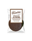 big dark chocolate alfajor individual