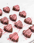 Mixed Heart shaped alfajores Wooden Table Baking Co.