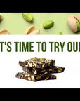 Dark Chocolate, Cardamon and Pistachio Bark - No Gluten (4 ounces)