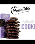 Galletas de Lavanda Bañadas en Chocolate 