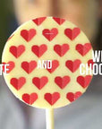 White Chocolate Lollipops with Filling of Your Choice