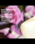 Rosewater Meringue Tea Cookies