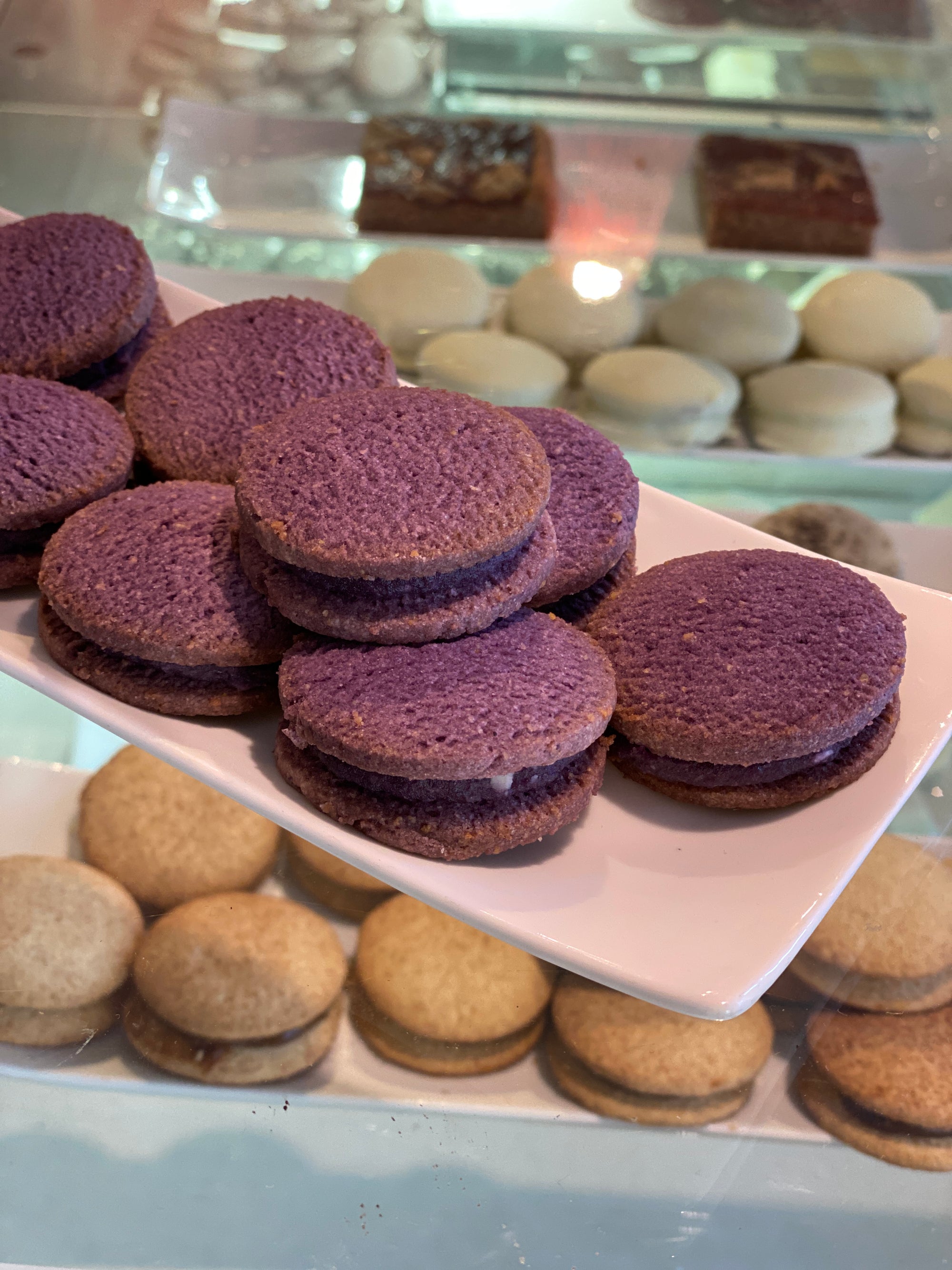 Ube alfajores (16) Wooden Table Baking Co.