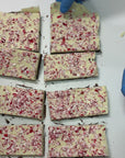 White + Dark Chocolate Bark: Peppermint Candy