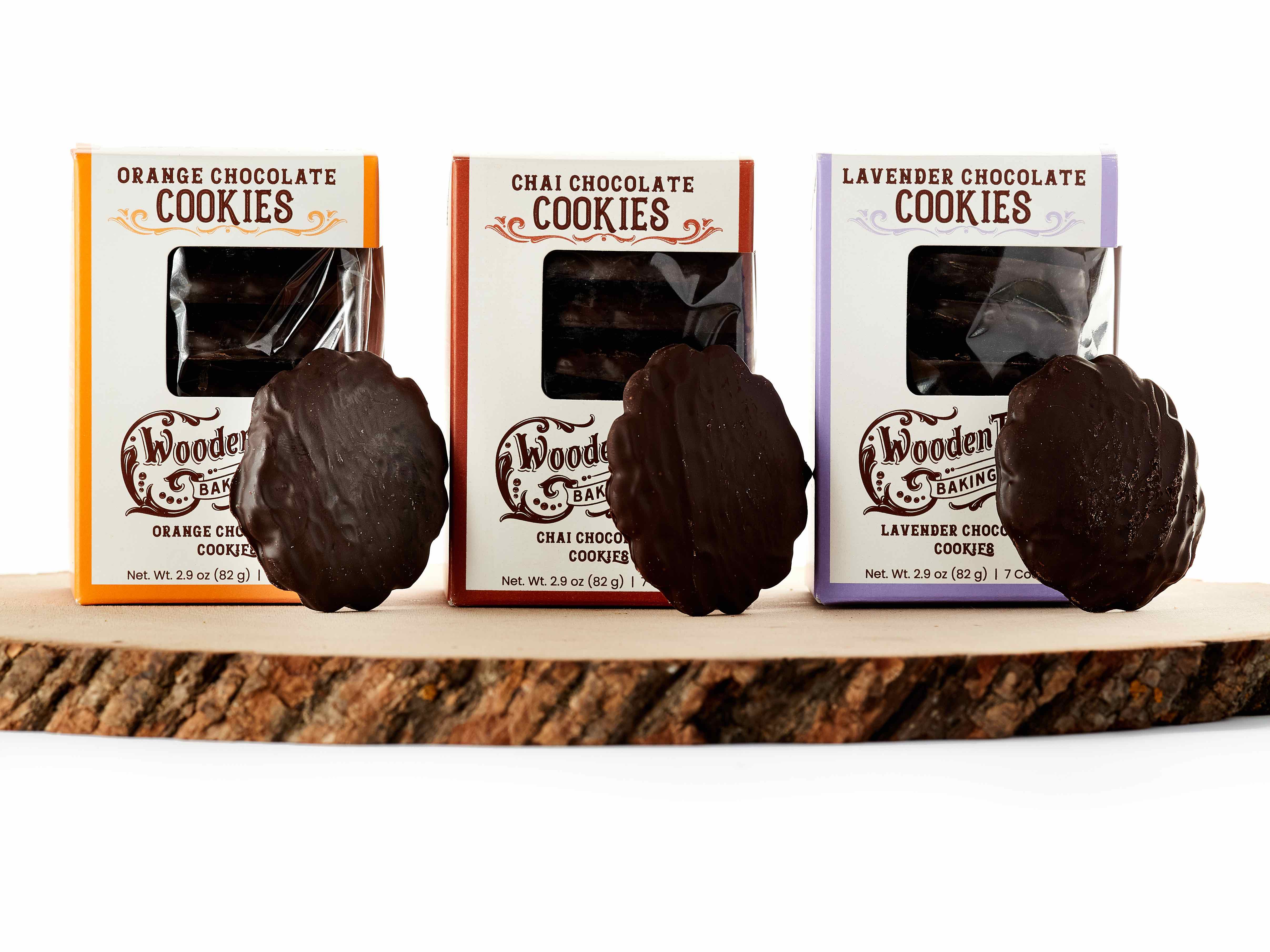Lavender Chocolate Dipped Cookies Wooden Table Baking Co.