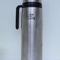 Stainless Steel Yerba Mate Thermo Wooden Table Baking Co.
