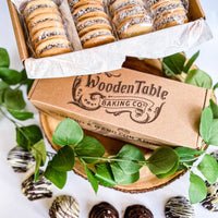 Alfajores & Truffles Gift Box (16&8) Wooden Table Baking Co.