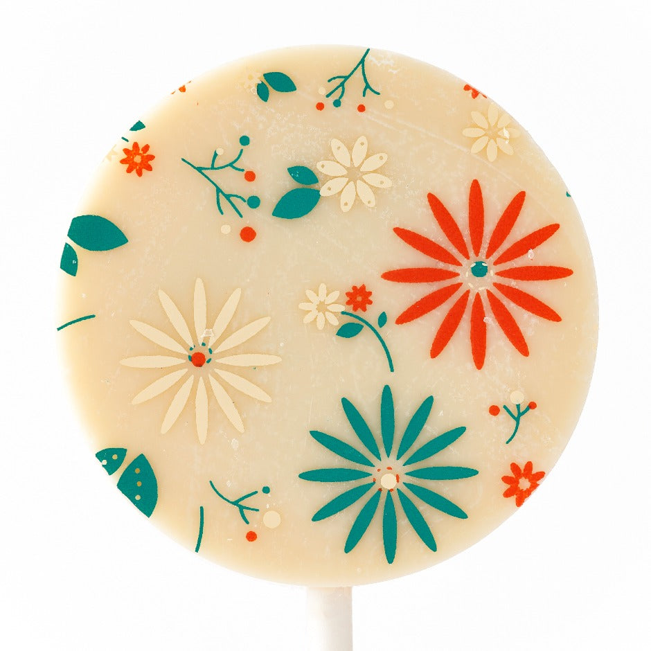 White Chocolate Almond Butter Lollipop Wooden Table Baking Co.