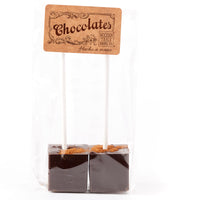 Cinnamon & Chocolate-Hot Chocolate on a Stick (2) Wooden Table Baking Co.
