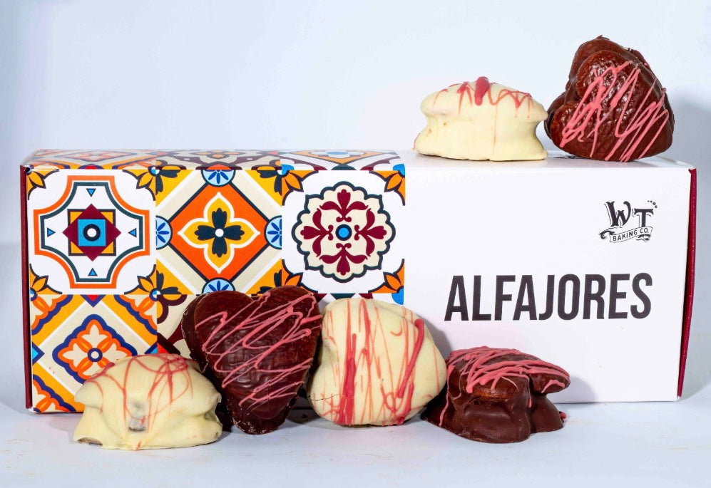 Corazón Alfajores: Valentine's Day Gift Box Wooden Table Baking Co.